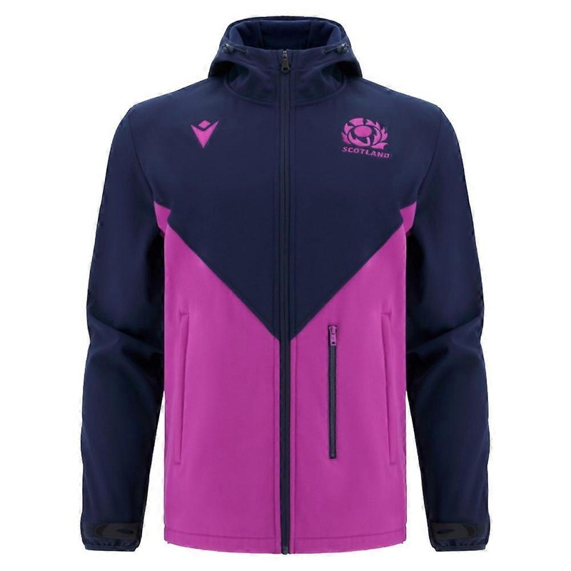 2025-2026 Scotland Rugby Softshell Jacket (Navy)