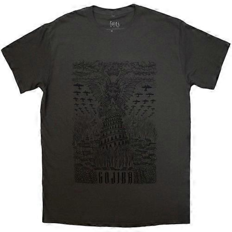 Gojira Unisex Adult Demon Village T-Shirt