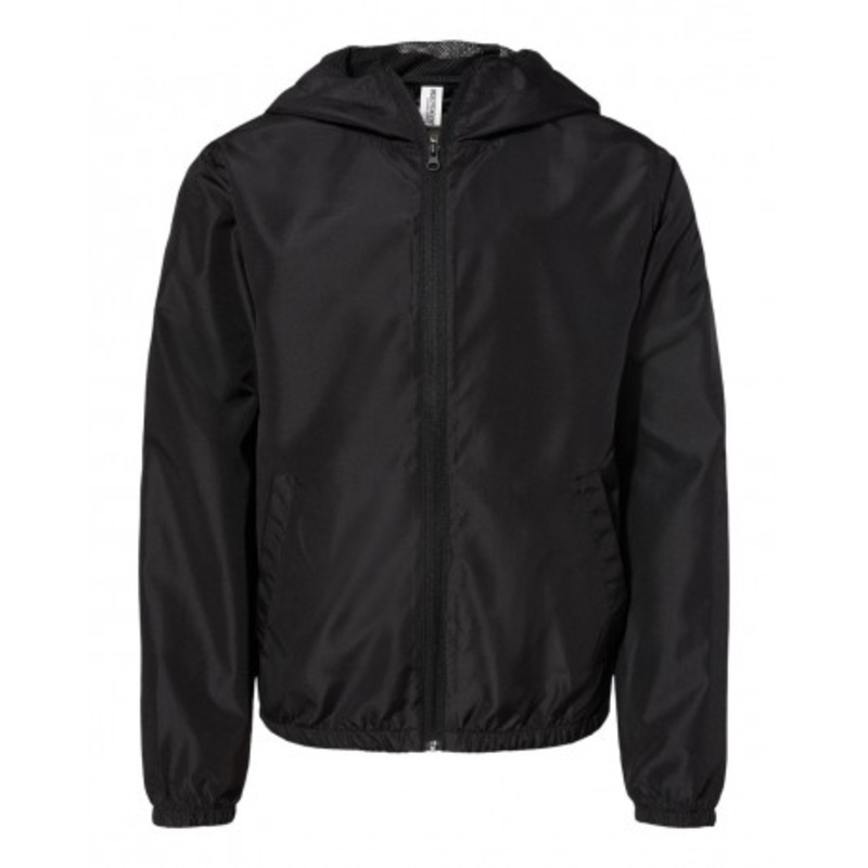 Independent Trading Co. EXP24YWZ Youth Lightweight Windbreaker Full-Zip Jacket | Independent Trading Co. EXP24YWZ