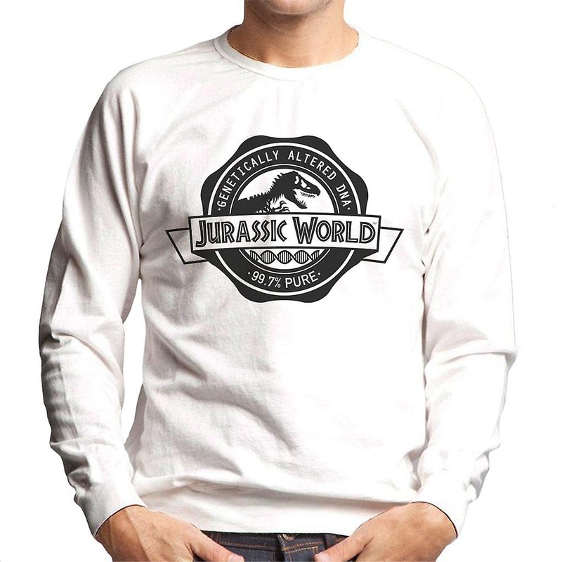 Jurassic Park Genetically Altered DNA Men's Sweatshirt