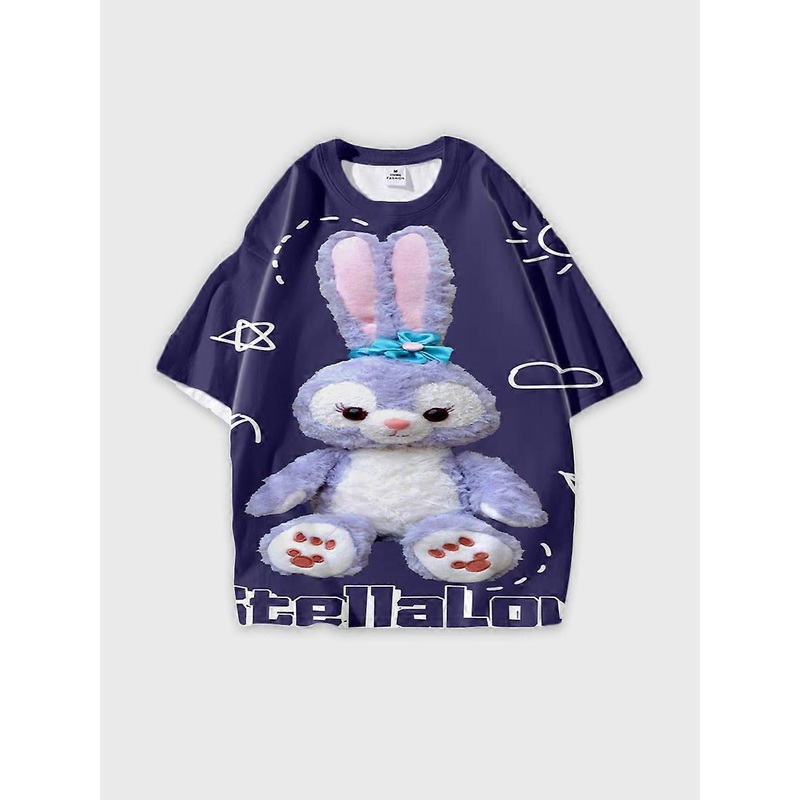 T-shirt short sleeve round neck summer casual loose JW6366