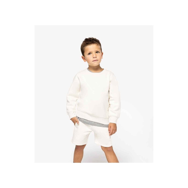 Native Spirit Kids Crew Neck Sweatshirt NS403 Hibiscus Red 41974