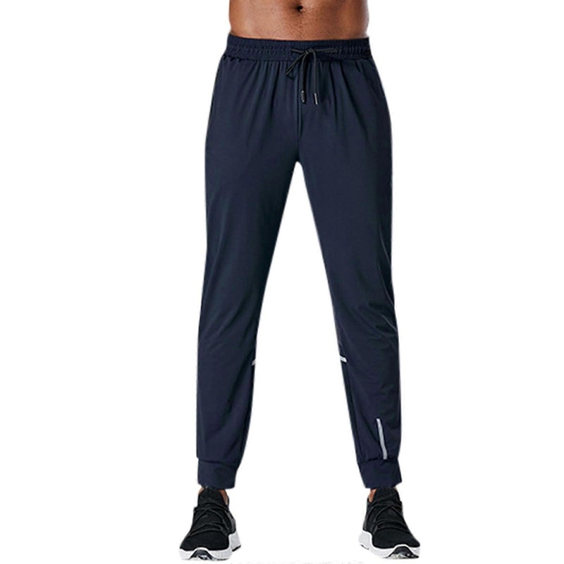 Jogginghose Herren Schwarz M Leicht Schnelltrocknend Atmungsaktiv Slim Fit Trainingshose Freizeit Joggers Fitness Pants
