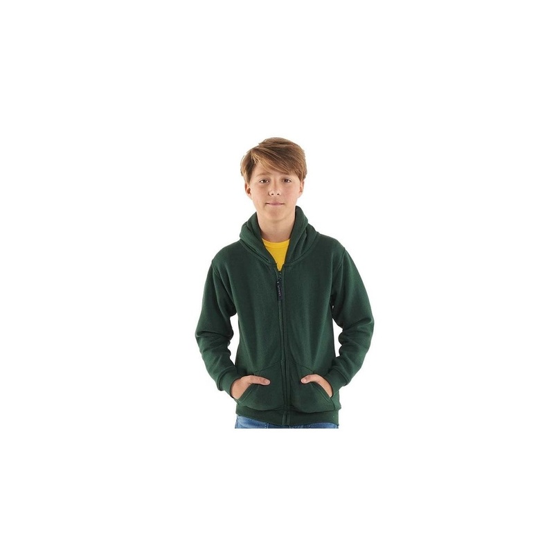 Uneek Childrens Classic Full Zip Hooded Sweatshirt UC506 | Activewear Group