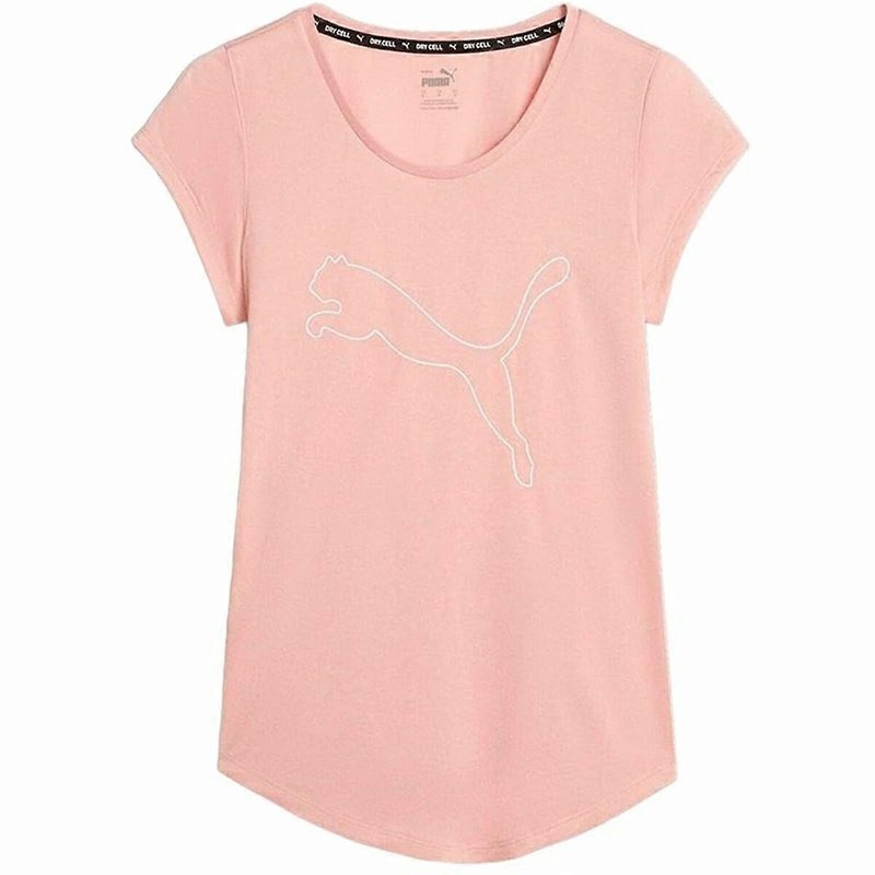 Womens Short Sleeve T-Shirt Puma Train Favoriterse Light Pink