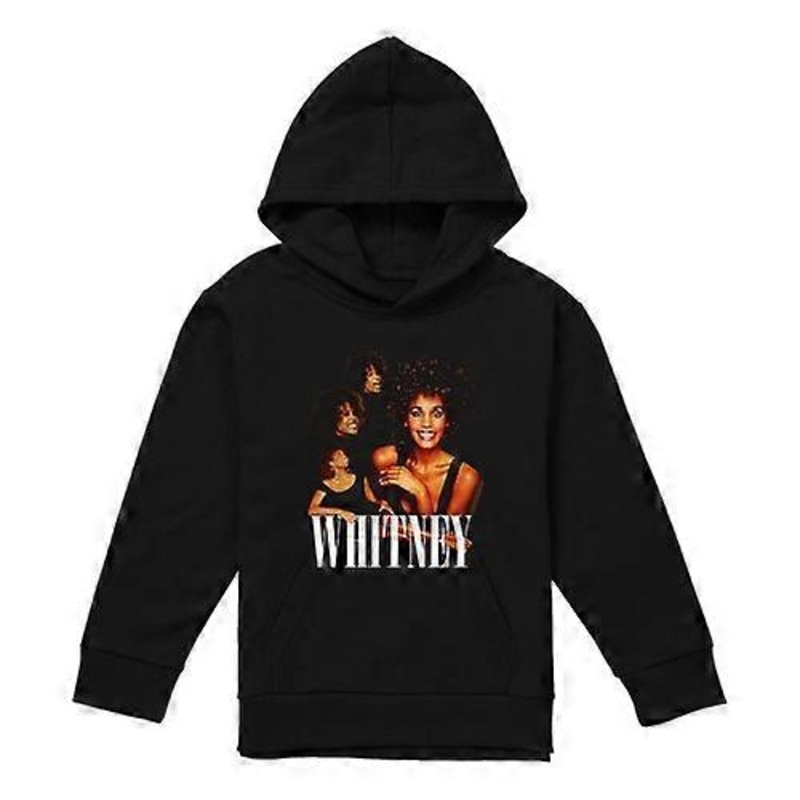 Whitney Houston Childrens/Kids Sing It Collage Pull Over Hoodie