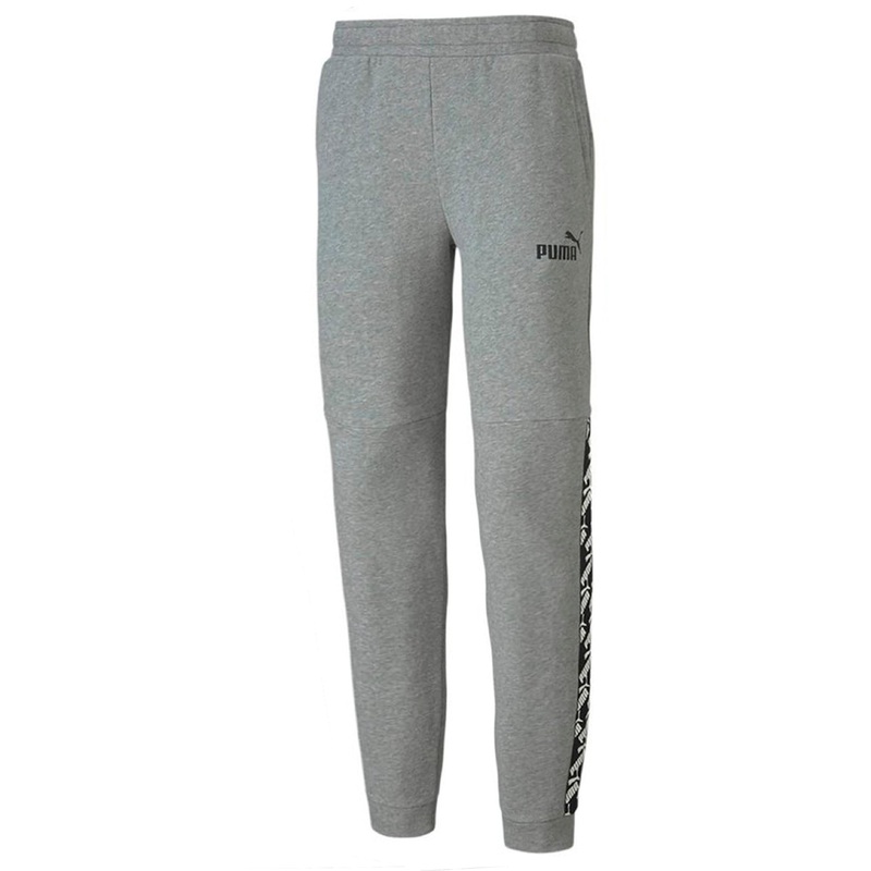Puma Stretch Waist Bottoms Light Grey Mens Track Pants 582805 03