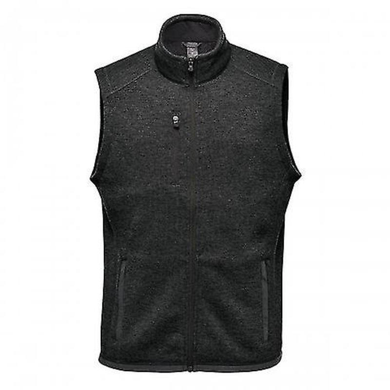 Stormtech Mens Avalante Knitted Heather Full Zip Gilet