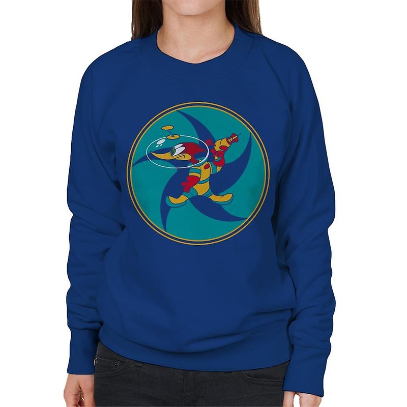 Woody Woodpecker Space Suit Women's Sweatshirt