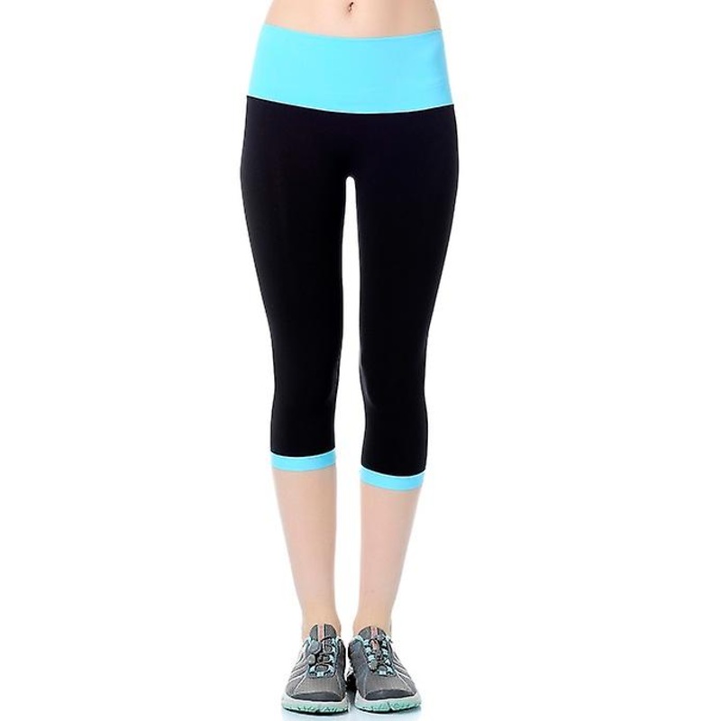 Jerf  Womens Patras  Black Blue Seamless Active Tight