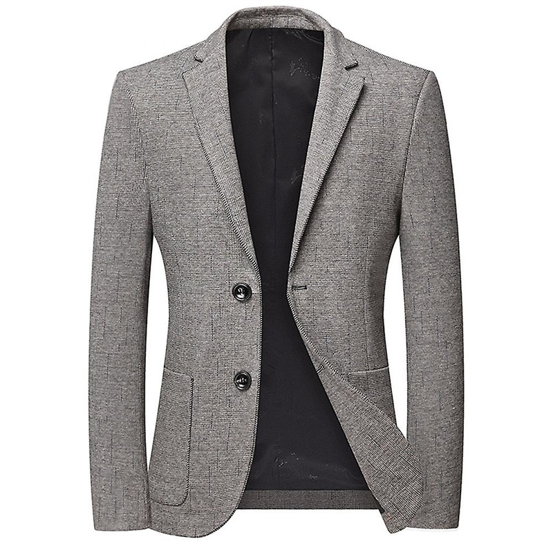 Cloudstyle Men's Business Casual 2 Button Big Size Polyester Blazer