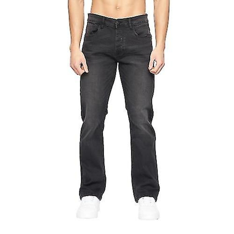 Crosshatch Mens Winsbury Bootcut Jeans
