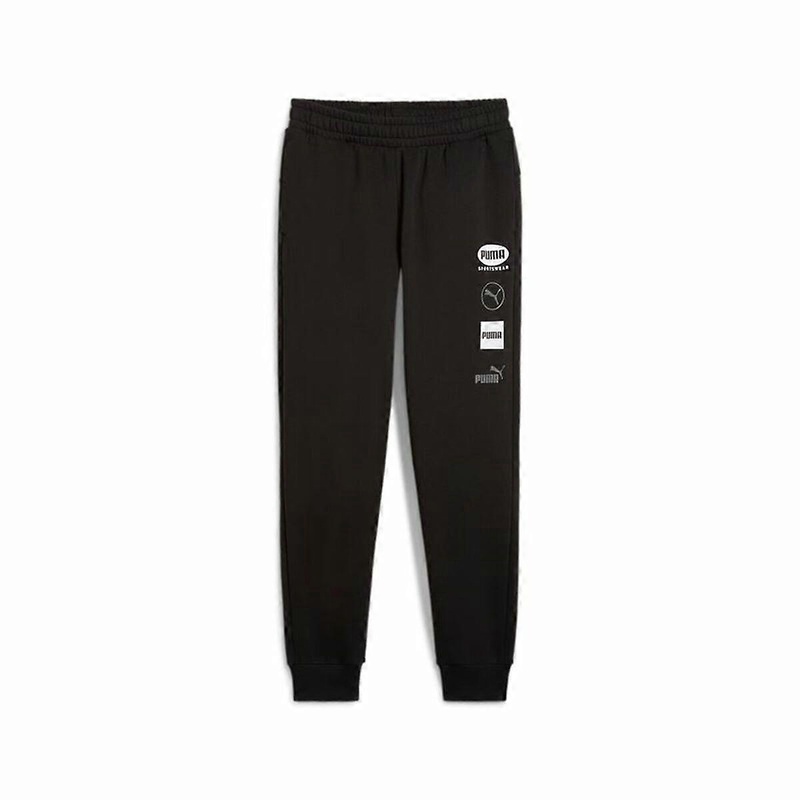 Adult's Tracksuit Bottoms Puma Power Graphic Black Men