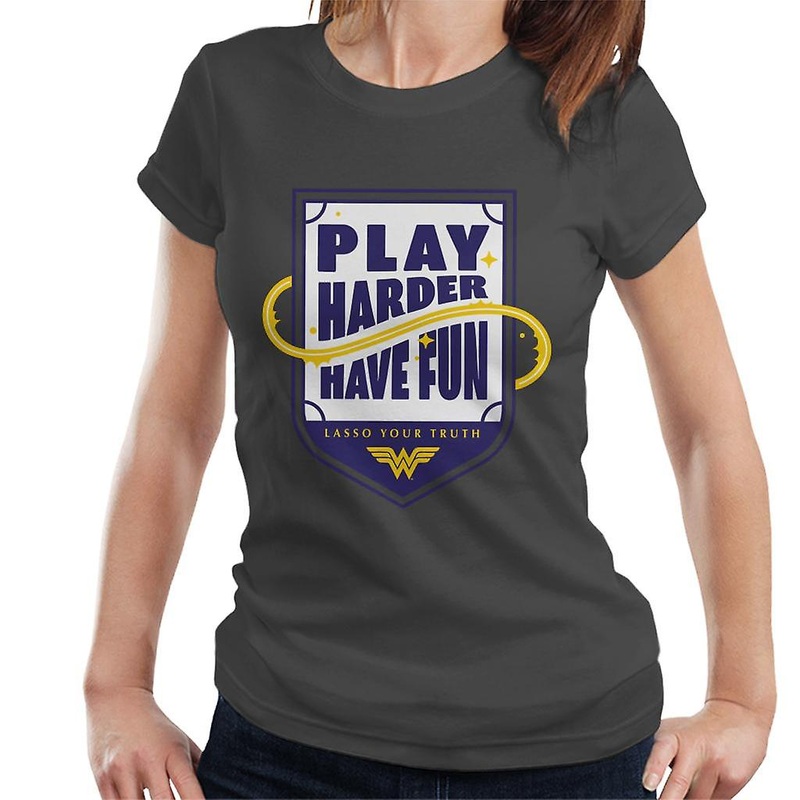 Wonder Woman Sports Play Harder Lasso Your Truth Women's T-Shirt