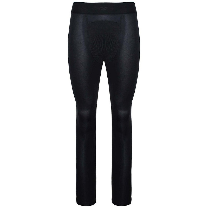 2XU Stretch Waist Black Logo Mens Flight Compression Tights MA5642b BLK BLK