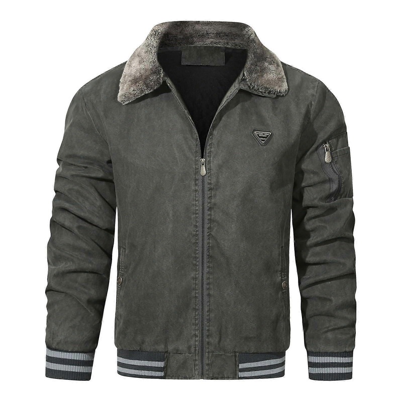 Winter Coat Men's Thick Parka Jacket Outdoor Insulated Keeps You Warm, Water Resistant, XL Green