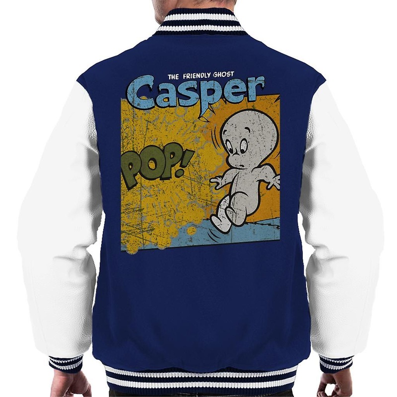 Casper The Friendly Ghost Pop Frame Men's Varsity Jacket