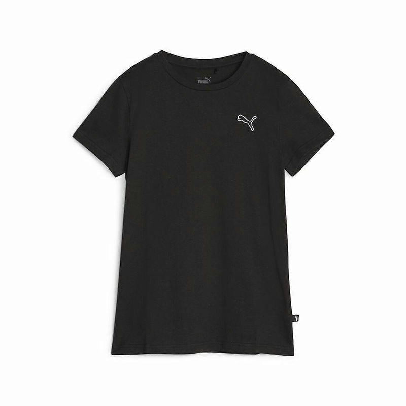 Womens Short Sleeve T-Shirt Puma Black