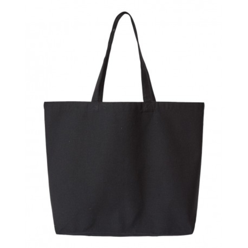 OAD OAD108R Jumbo Recycled Midweight Gusseted Canvas Tote | OAD OAD108R