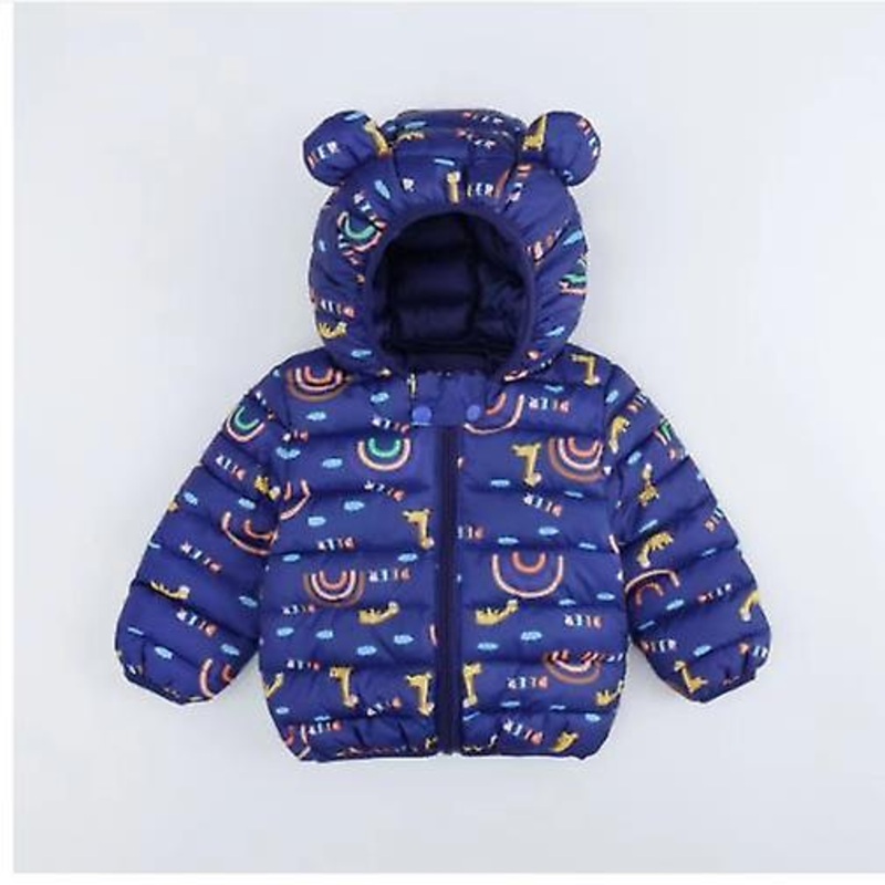 Children's Down Jacket 2023 Autumn And Winter New Arrival Cartoon Children's Jacket Middle And Small Children's Cotton-padded Clothes Boys And Girls C