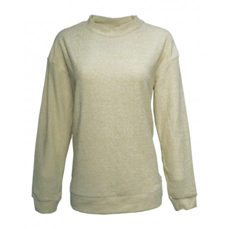 J. America 8428 Women's Weekend Terry Mock Neck Pullover | J. America 8428