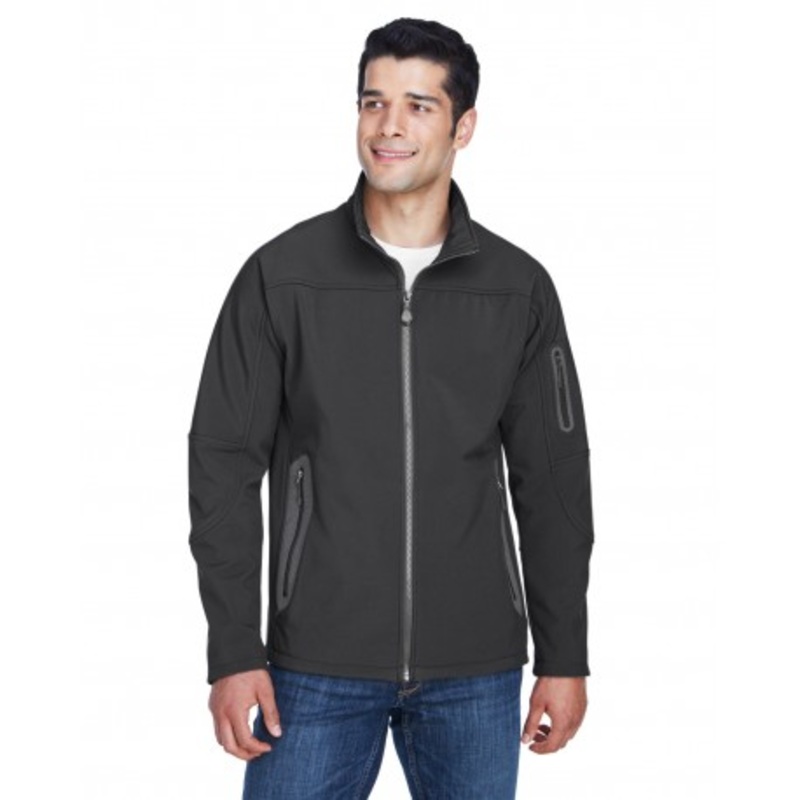 North End 88138 Men's Three-Layer Fleece Bonded Soft Shell Technical Jacket | North End 88138