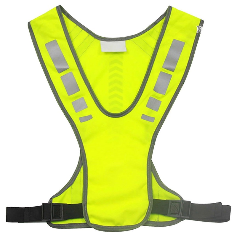 Reflective Running Vest for Men and Women, Breathable Visibility with Adjustable Straps and Whale Design