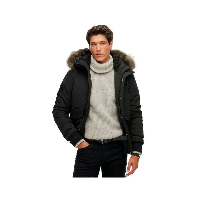 Superdry Everest Down Jacket Men Black