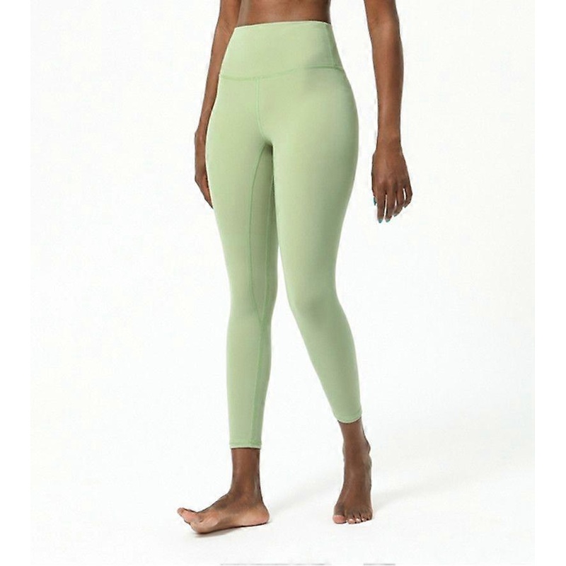 Womens Sweatpants High Waist Solid Color Hip Lifting Exercise Fitness Tight Yoga Pants Leggings Oil green