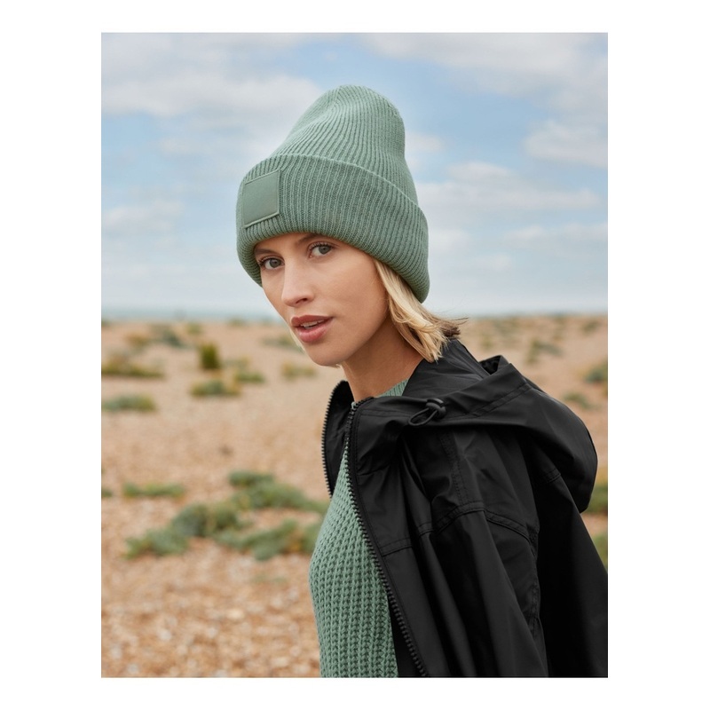 Beechfield  Deep Cuffed Tonal Patch Beanie B336R