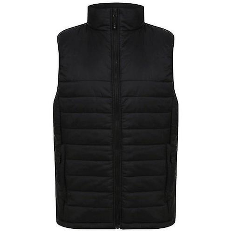 Henbury Unisex Adult Pongee Padded Gilet