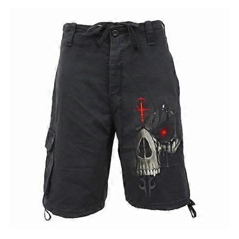 Spiral Direct Unisex Adult Dark Death Cargo Shorts