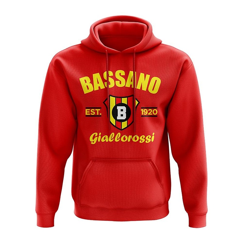 Bassano Established Football Hoody (Red)