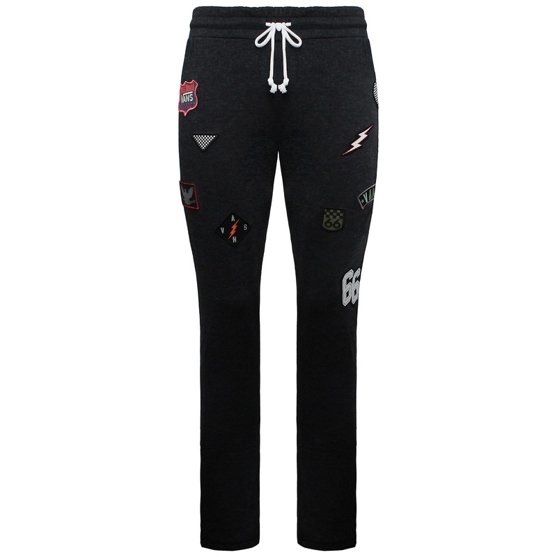 Vans Off The Wall Stretch Waist Black Heather Mens Track Pants VNO09243W