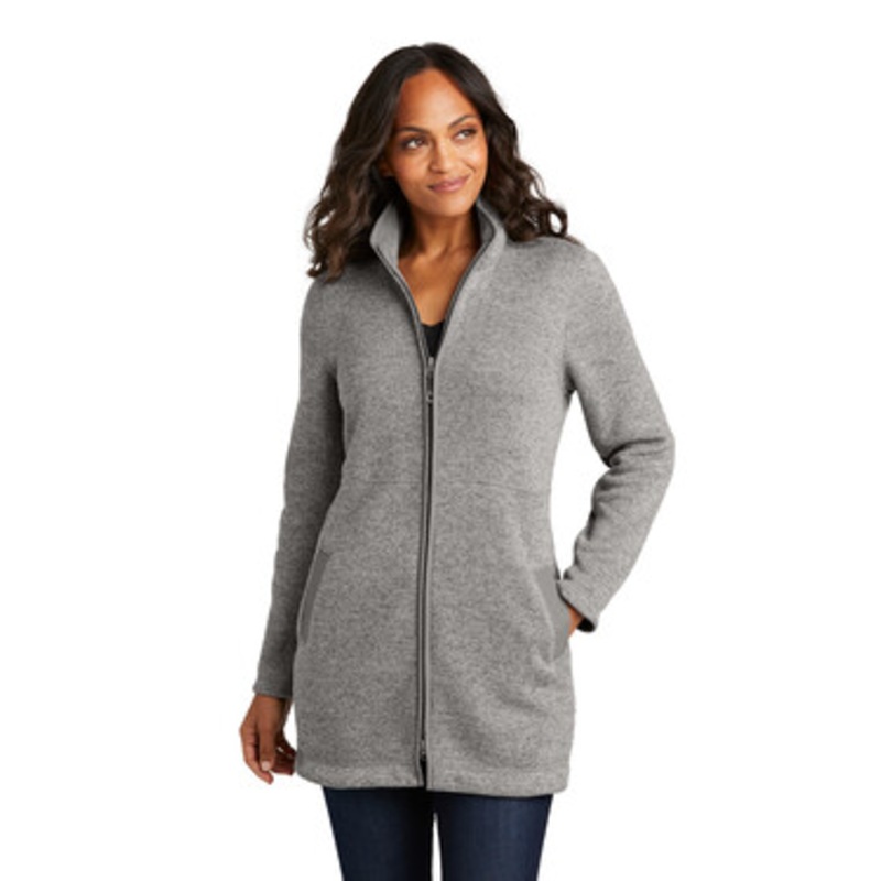 Port Authority L425 Women's Arc Sweater Fleece Long Jacket