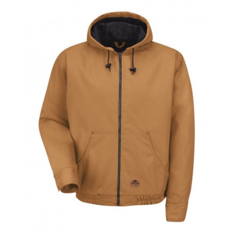 Red Kap JD20 Blended Duck Zip-Front Hooded Jacket | Red Kap JD20