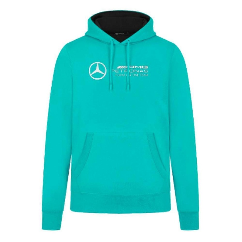 2024 Mercedes Mens Logo Hoody (Ultra Teal)