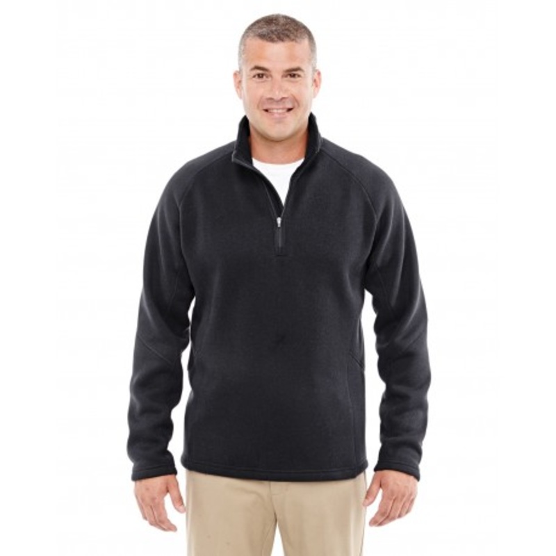 Devon & Jones DG792 Adult Bristol Sweater Fleece Quarter-Zip | Devon & Jones DG792