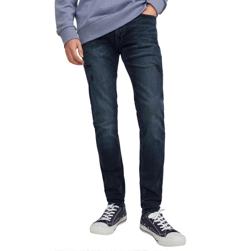 Jack & Jones Mens Liam Original AKM 004 Skinny Fit Jeans