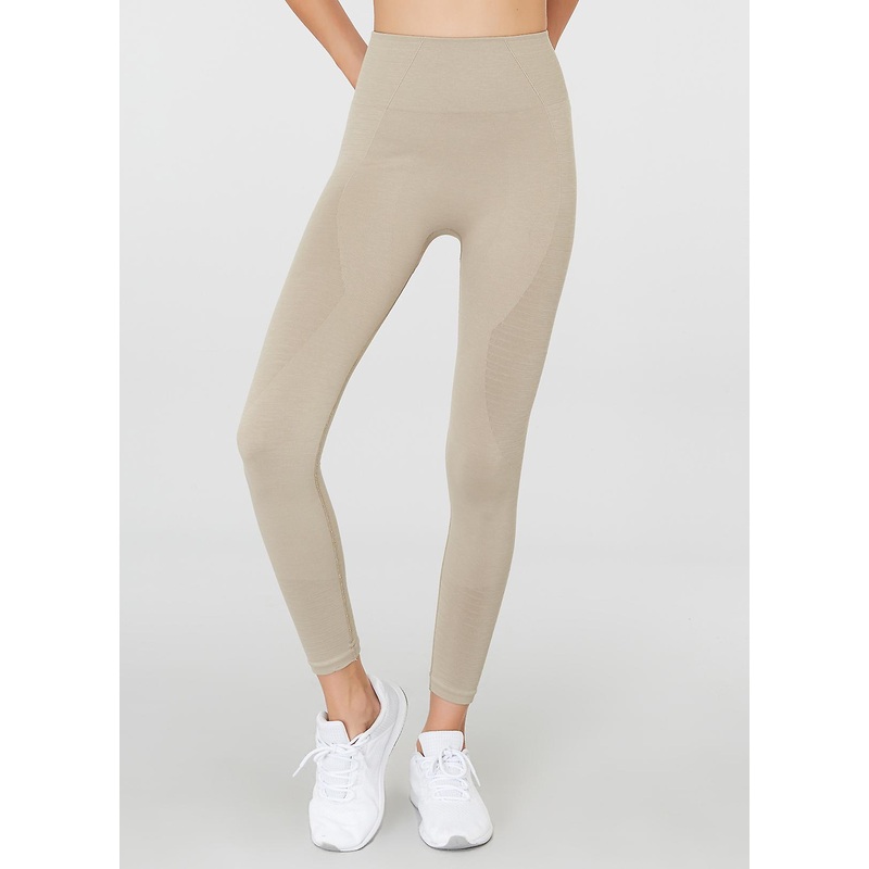 Jerf Womens Gela Beige Seamless Active leggings