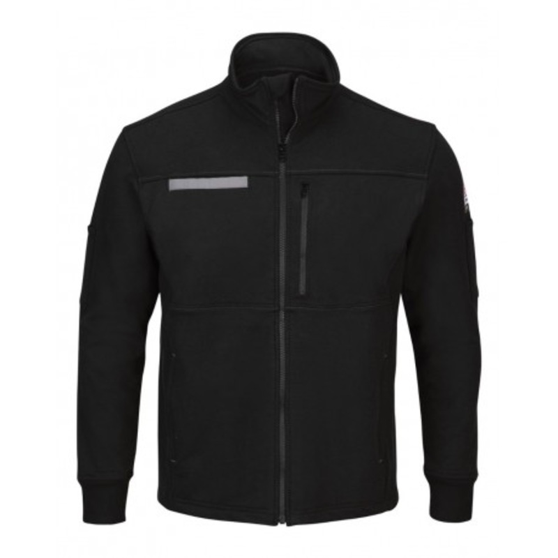 Bulwark SEZ2 Zip Front Fleece Jacket-Cotton /Spandex Blend | Bulwark SEZ2