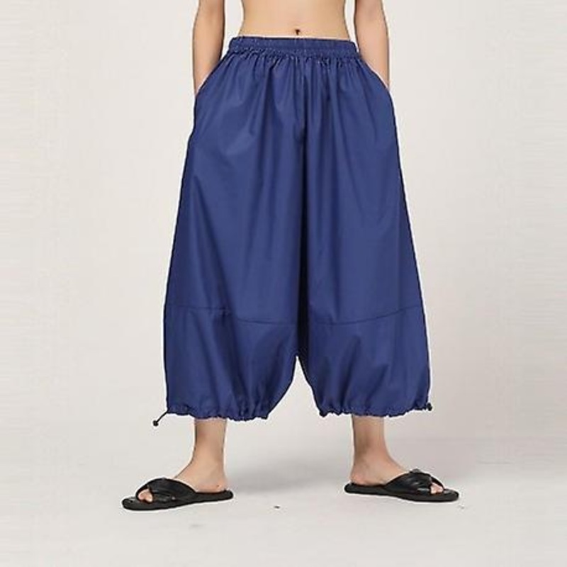 Drawstring Leisure Wide Leg Pants