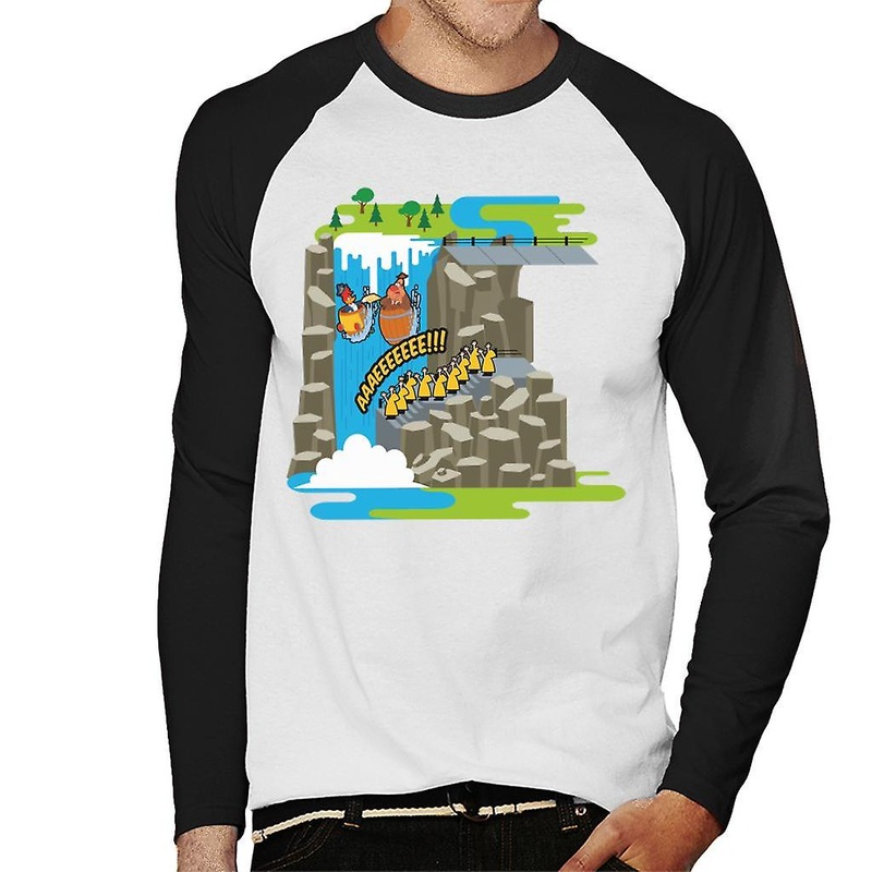 Woody Woodpecker Niagara Fools Men's Baseball Long Sleeved T-Shirt