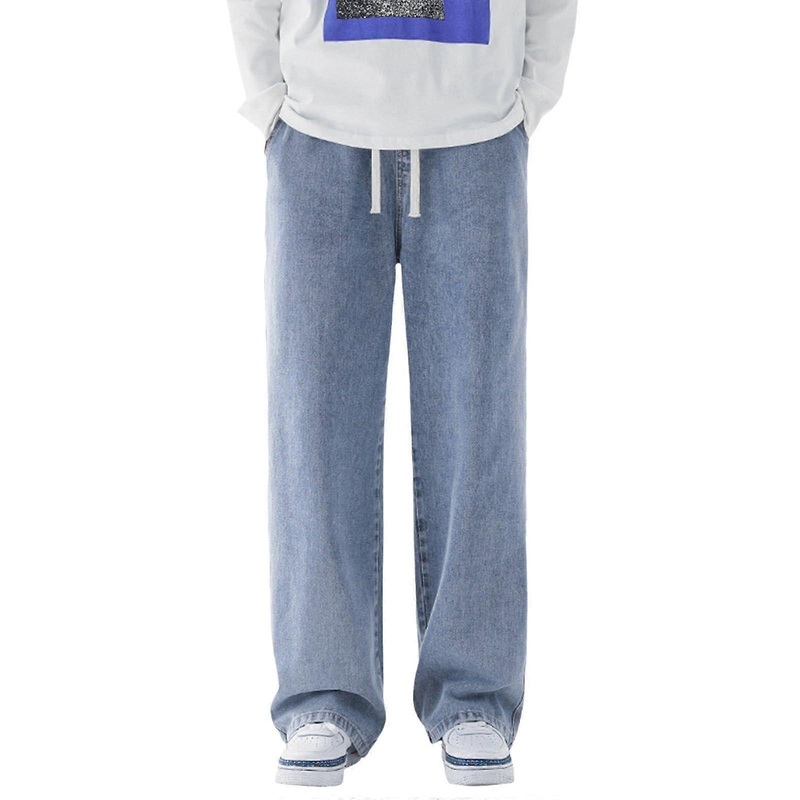 Men's Thermal Trousers Fleece Comfortable Denim Pants Body Warmer Winter