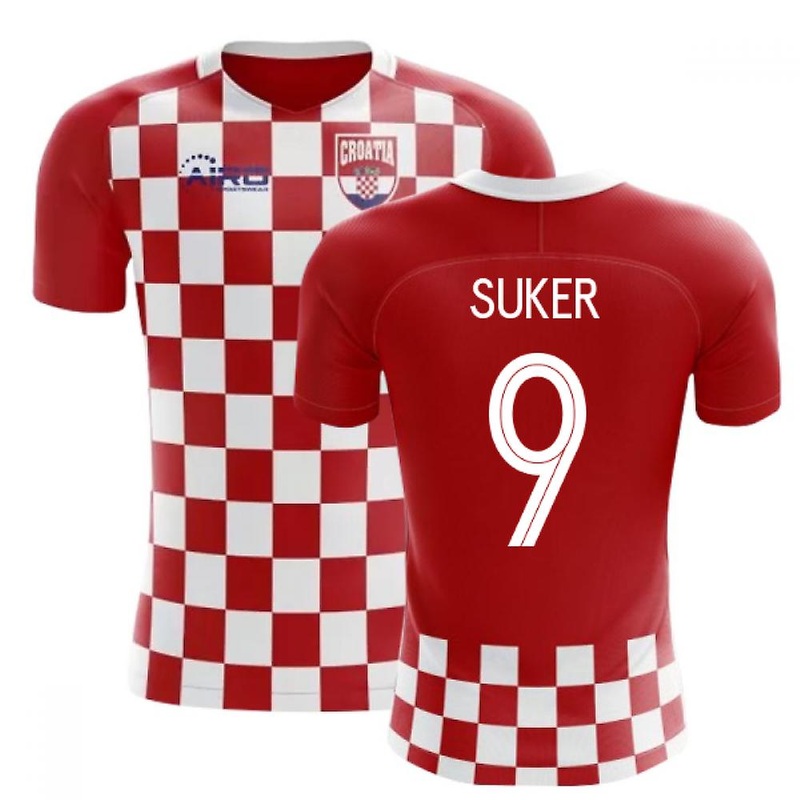 2025-2026 Croatia Flag Concept Football Shirt (Suker 9)