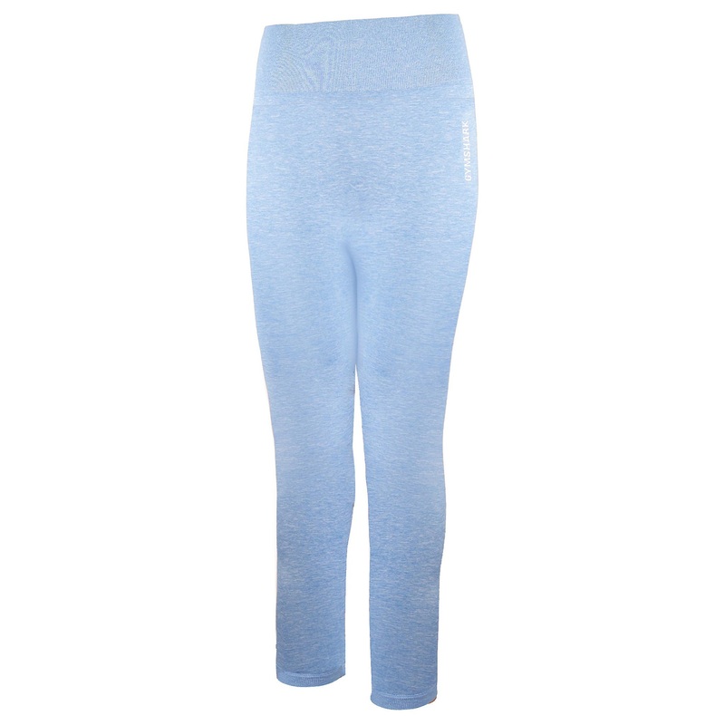Gymshark Adapt Marl Blue Womens Seamless Leggings GLLG4114 PB