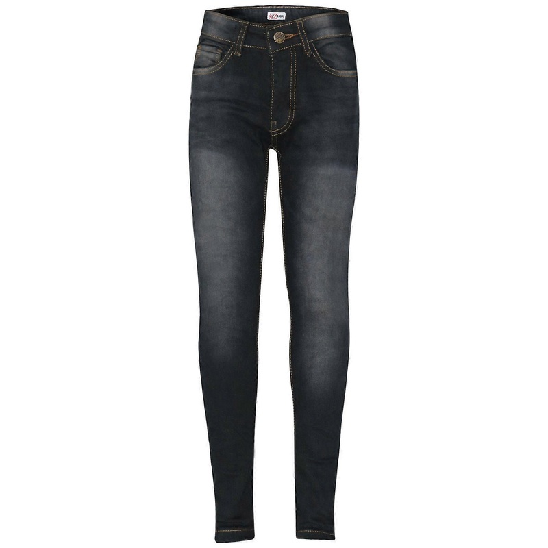 Boys Basic Stretchy Black Denim Pants
