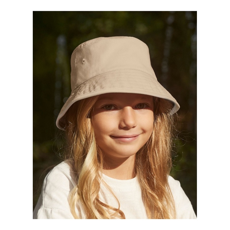 Beechfield Junior Organic Cotton Bucket Hat B90NB | Activewear Group