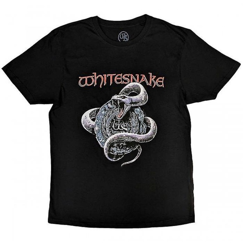 Whitesnake Unisex Adult Snake Cotton T-Shirt