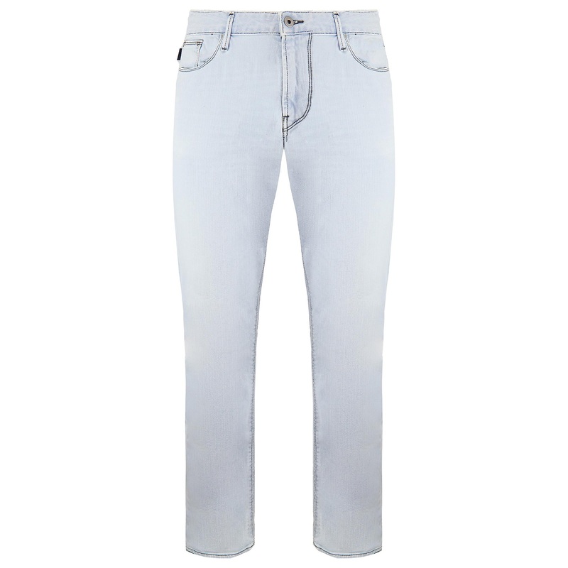 Emporio Armani Slim Fit Light Blue Denim Jeans 3Z1J06 1D14Z 0943